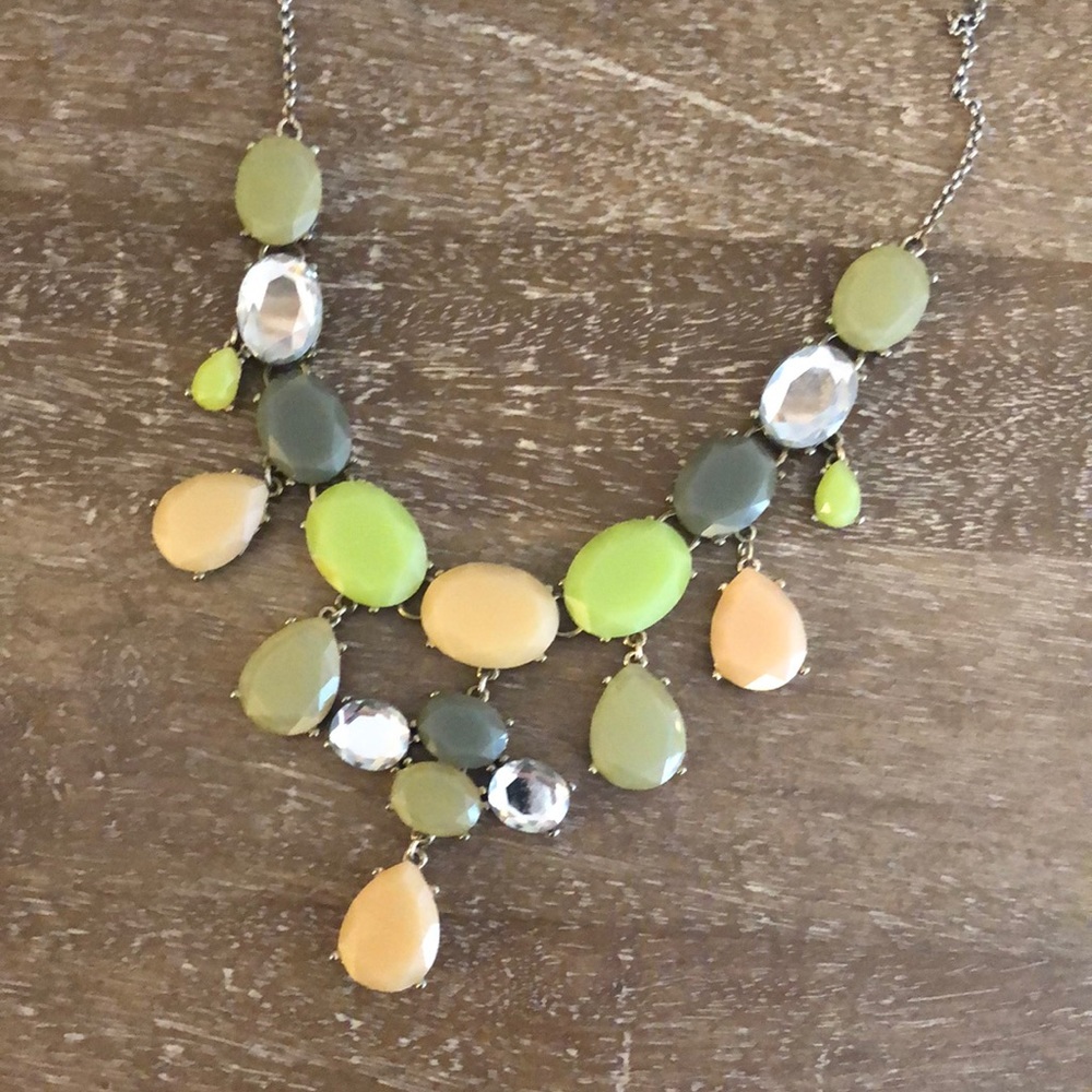 J. Crew - Pastel Drop Jewel Necklace